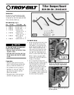 Preview for 1 page of Troy-Bilt OEM-290-256 Operator'S Manual