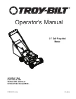 Preview for 1 page of Troy-Bilt OG-4505 Operator'S Manual