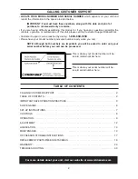 Preview for 2 page of Troy-Bilt OG-4905 Owner'S Manual