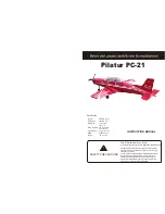 Предварительный просмотр 1 страницы Troy-Bilt Pilatur PC-21 Instruction Manual