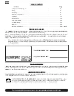 Предварительный просмотр 2 страницы Troy-Bilt Pro Line 665B Operator'S Manual