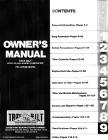 Preview for 4 page of Troy-Bilt PTO Horse Owner'S Manual