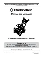 Preview for 27 page of Troy-Bilt Storm 2840 Operator'S Manual