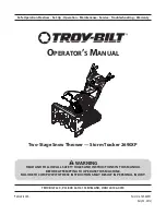 Troy-Bilt Storm Tracker 2690 XP Operator'S Manual preview