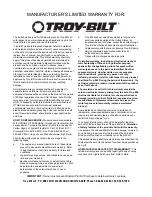 Preview for 28 page of Troy-Bilt Storm Tracker 31AH7T74063 Operator'S Manual