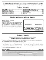 Preview for 2 page of Troy-Bilt Super Bronco 60TG Operator'S Manual