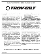 Preview for 32 page of Troy-Bilt Super Bronco Operator'S Manual