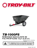 Preview for 12 page of Troy-Bilt TB-1000PS Manual