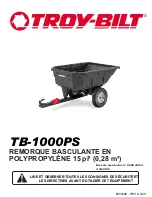 Предварительный просмотр 12 страницы Troy-Bilt TB-1000PS Manual