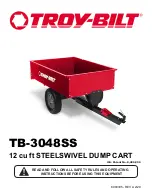 Troy-Bilt TB-3048SS Manual preview