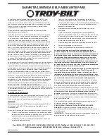 Preview for 48 page of Troy-Bilt TB 370 XP Operation Manual