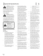 Preview for 2 page of Troy-Bilt TB 510 SERIES Operator'S Manual