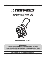 Предварительный просмотр 1 страницы Troy-Bilt TB 672 Operator'S Manual