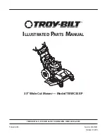 Troy-Bilt TB WC33 Illustrated Parts Manual предпросмотр