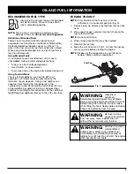 Preview for 9 page of Troy-Bilt TB144 Operator'S Manual