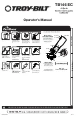 Troy-Bilt TB146 Operator'S Manual предпросмотр