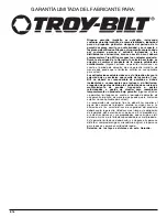 Preview for 40 page of Troy-Bilt TB154 Operator'S Manual