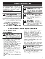 Preview for 3 page of Troy-Bilt TB15CS Operator'S Manual