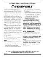 Preview for 10 page of Troy-Bilt TB16R Operator'S Manual