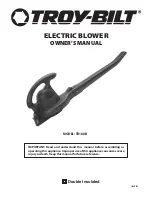 Предварительный просмотр 1 страницы Troy-Bilt TB180B Owner'S Manual