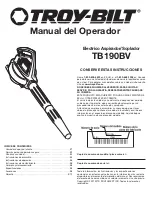 Preview for 21 page of Troy-Bilt TB190BV Operator'S Manual