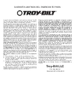 Preview for 32 page of Troy-Bilt TB190BV Operator'S Manual