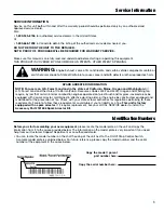 Preview for 3 page of Troy-Bilt TB2000 Owner'S/Operator'S Manual