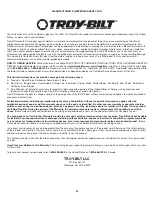 Preview for 20 page of Troy-Bilt TB2040 XP Operator'S Manual