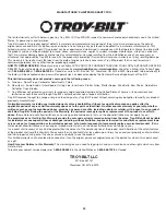 Preview for 20 page of Troy-Bilt TB2044 Operator'S Manual