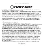 Preview for 40 page of Troy-Bilt TB2044 Operator'S Manual