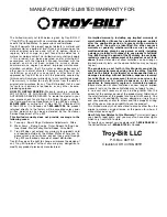 Preview for 16 page of Troy-Bilt TB20CS Operator'S Manual