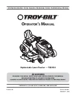 Предварительный просмотр 1 страницы Troy-Bilt TB2450 Operator'S Manual