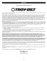 Предварительный просмотр 26 страницы Troy-Bilt TB25PS Operator'S Manual