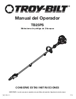 Предварительный просмотр 27 страницы Troy-Bilt TB25PS Operator'S Manual