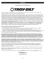 Предварительный просмотр 53 страницы Troy-Bilt TB25PS Operator'S Manual