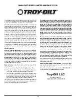 Предварительный просмотр 16 страницы Troy-Bilt TB26TB Operator'S Manual