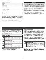 Preview for 2 page of Troy-Bilt TB27 BC Operator'S Manual