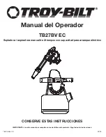 Предварительный просмотр 21 страницы Troy-Bilt TB27BV EC Operator'S Manual