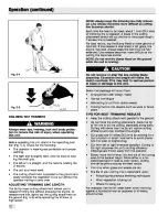 Preview for 12 page of Troy-Bilt TB3000 Owner'S/Operator'S Manual