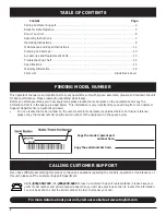 Preview for 2 page of Troy-Bilt TB32CS Operator'S Manual