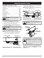 Preview for 8 page of Troy-Bilt TB32CS Operator'S Manual