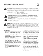 Preview for 3 page of Troy-Bilt TB360 Owner'S Manual