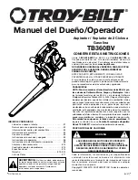 Preview for 33 page of Troy-Bilt TB360BV Operator'S Manual