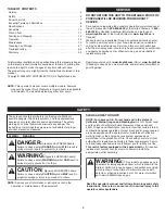 Предварительный просмотр 2 страницы Troy-Bilt TB4214 Operator'S Manual