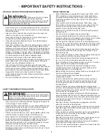 Preview for 3 page of Troy-Bilt TB4214 Operator'S Manual