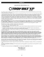 Предварительный просмотр 29 страницы Troy-Bilt TB4216H XP Operator'S Manual