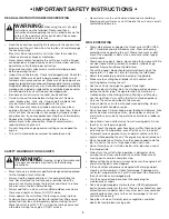 Preview for 3 page of Troy-Bilt TB425 XP Operator'S Manual