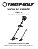 Предварительный просмотр 25 страницы Troy-Bilt TB425 XP Operator'S Manual