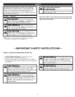 Preview for 2 page of Troy-Bilt TB4300 Operator'S Manual