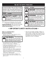 Preview for 3 page of Troy-Bilt TB45E Operator'S Manual